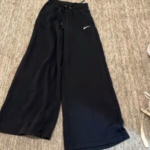 Nike Wide-leg Black Sweats